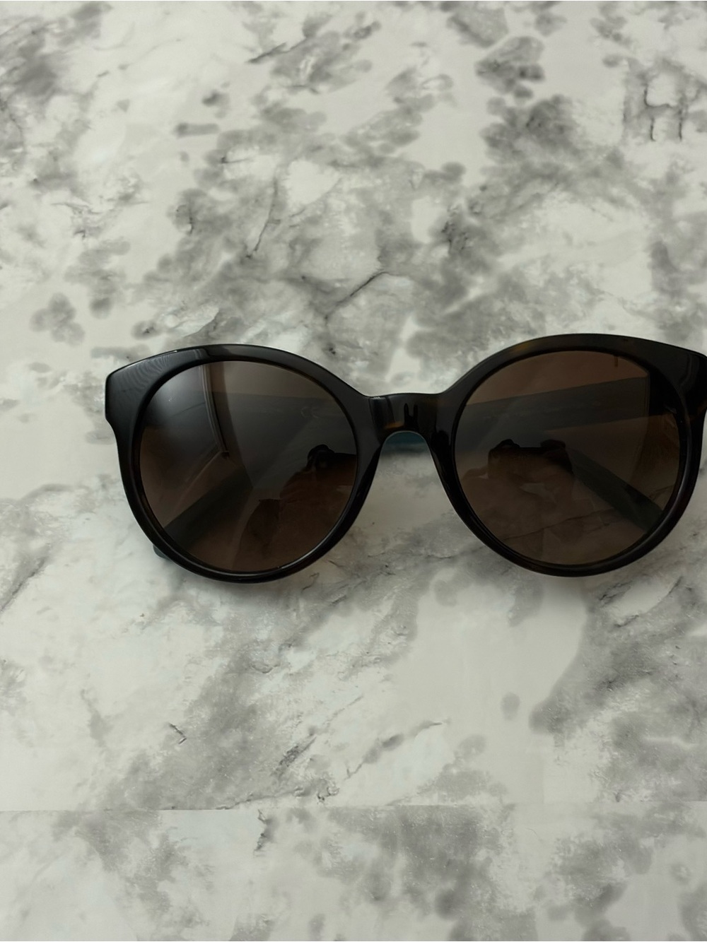 Tory Burch TY7079 Tortoise/Milky Fountain Round Sunglasses UV400 54-21-135